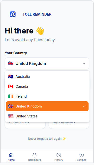 Country Selection